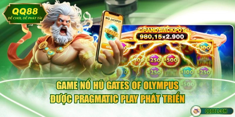 Game nổ hũ Gates of Olympus được Pragmatic Play phát triển